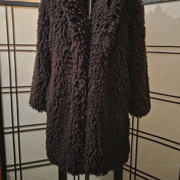 Wild Fable Black Teddy coat Sz XS - Picture 2 of 5